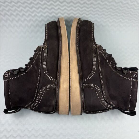 Hawx Grade Work Comp Toe Work Boots Men’s Size 12D Black Leather - Picture 7 of 11